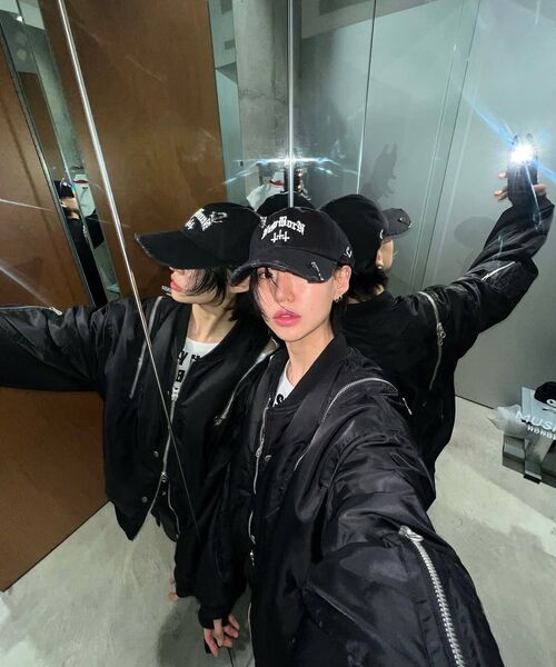 SCHISM INDUCING（スキズムインデューシング）の「ZIP BOMBER BLACK（ブルゾン・レディース・その他・MEDIUM/LARGE）」の7枚目の写真