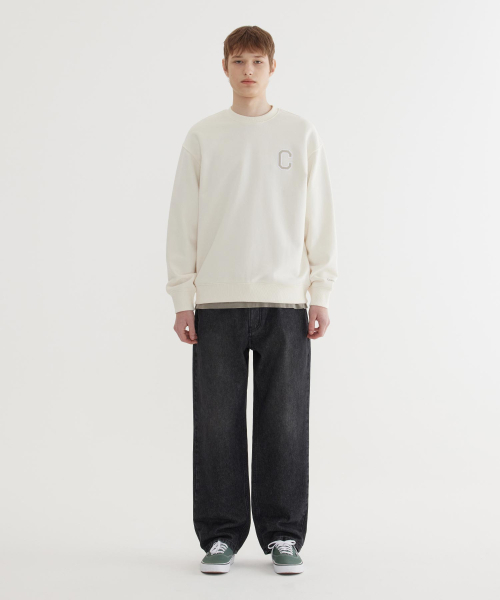 COVERNAT(カバーナット)の「Cロゴ スウェット アイボリー(スウェット・レディース・その他・LARGE/X-LARGE/X-SMALL/SMALL/MEDIUM/XX-LARGE)」の4枚目の写真