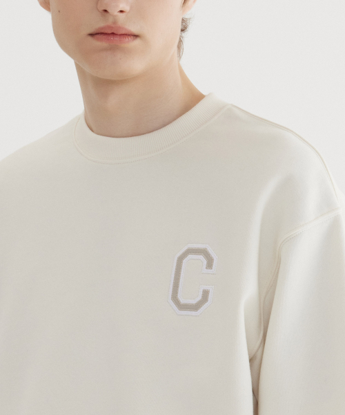 COVERNAT(カバーナット)の「Cロゴ スウェット アイボリー(スウェット・レディース・その他・LARGE/X-LARGE/X-SMALL/SMALL/MEDIUM/XX-LARGE)」の7枚目の写真
