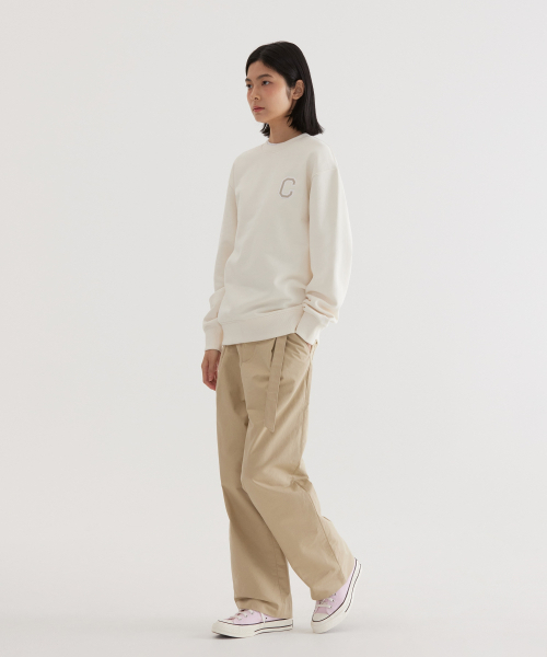 COVERNAT(カバーナット)の「Cロゴ スウェット アイボリー(スウェット・レディース・その他・LARGE/X-LARGE/X-SMALL/SMALL/MEDIUM/XX-LARGE)」の10枚目の写真