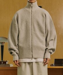 RESORT PULL ZIP UP (LIGHT GREY)