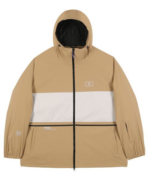 DOLL OUTERWEAR（ドラ アウターウェア）の「[DOLL x FOGUS] ビッグサイズスノーボードウェアセット ベージュ (5XLジャケット&パンツ) 男女共用（セットアップ・メンズ・その他・XXXXX-LARGE）」の3枚目の写真