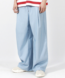 M VINTAGE DENIM WIDE PANTS LIGHT BLUE