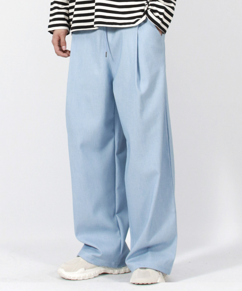 DEMARC（ドゥマーク）の「M VINTAGE DENIM WIDE PANTS LIGHT BLUE（スラックス・メンズ・その他・LARGE/MEDIUM）」の5枚目の写真