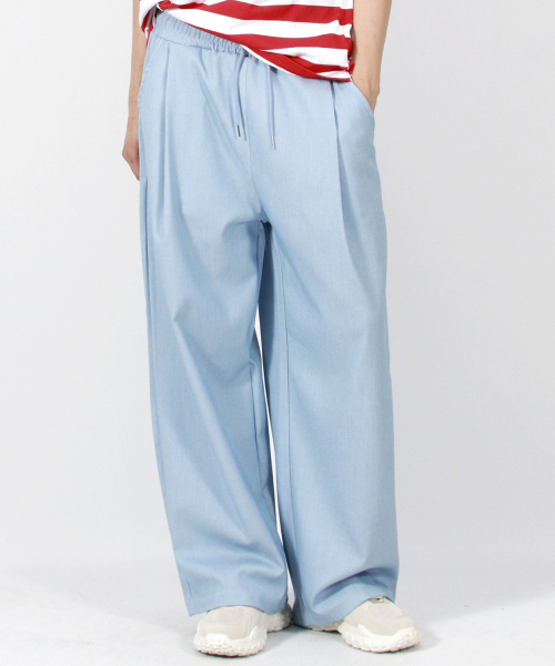 DEMARC（ドゥマーク）の「M VINTAGE DENIM WIDE PANTS LIGHT BLUE（スラックス・メンズ・その他・LARGE/MEDIUM）」の2枚目の写真