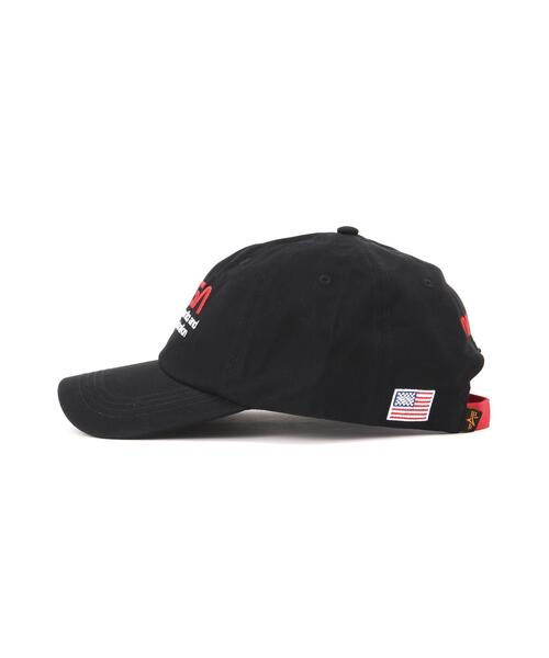 Alpha Industries（アルファインダストリーズ）の「Alpha Industries/アルファインダストリーズ/NASA WORM LOGO CAP/ナサ ウォーム ロゴ キャップ（キャップ・メンズ・ブルー/ブラック・F）」の5枚目の写真