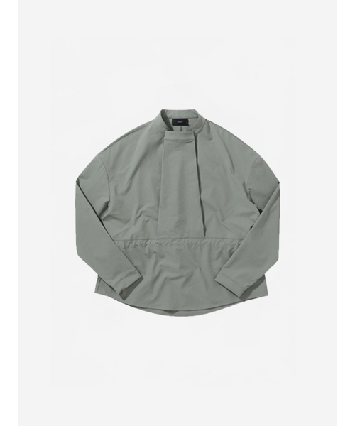7440-37-1(7440-37-1)の「Snap Neck Shirt Anorak - Khaki(ナイロンジャケット・メンズ・その他・LARGE/SMALL/MEDIUM)」の1枚目の写真