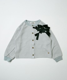 MAKE YOUR DAY（メイクユアデイ）の「リボンいっぱいカーディガン■80～140cm（カーディガン/ボレロ）」