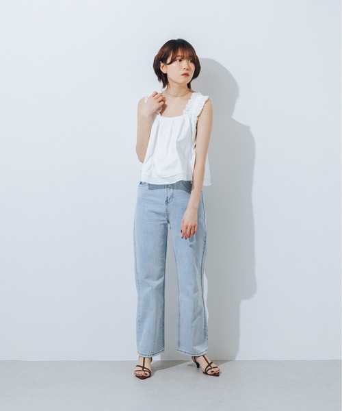EVOL(イーボル)の「【ふかふか・クッション入り】ポインテッド4cmヒールストラップサンダル JA5895(サンダル・レディース・ブラウン/ネイビー/ブラック/シルバー・23.5cm/23.0cm/22.5cm/22.0cm/25.0cm/24.5cm/24.0cm)」の17枚目の写真