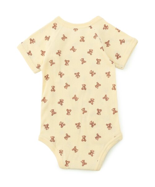 apres les cours（アプレレクール）の「ベビー半袖リブグレコ肌着　ワンポイント・総柄（肌着・キッズ・クリーム/ピンク/サックスブルー/アイボリー/ベビーピンク/オフホワイト・80/70）」の21枚目の写真