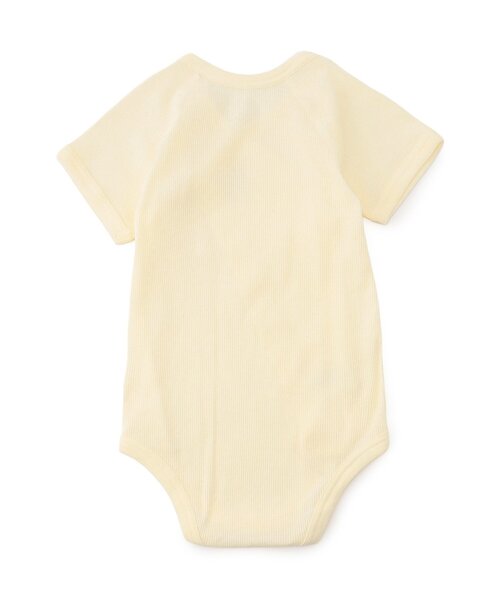 apres les cours（アプレレクール）の「ベビー半袖リブグレコ肌着　ワンポイント・総柄（肌着・キッズ・クリーム/ピンク/サックスブルー/アイボリー/ベビーピンク/オフホワイト・80/70）」の22枚目の写真