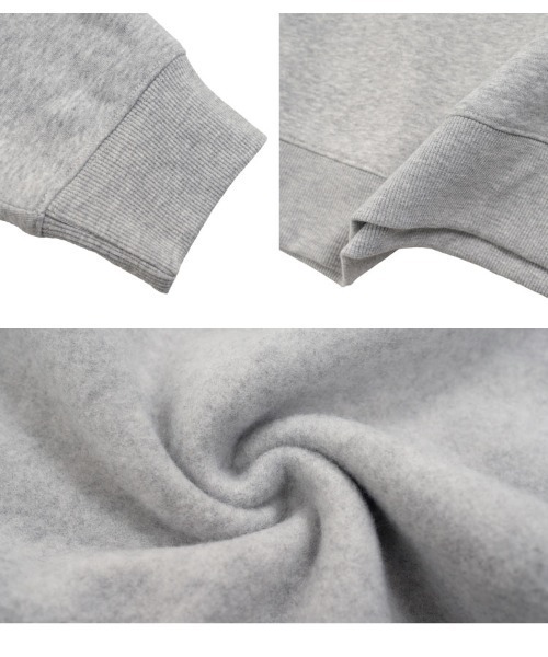 KOBE LETTUCE（コウベレタス）の「[ 裏起毛 ] 刺しゅうロゴスウェット（スウェット・レディース・ネイビー/ブラック/グレー・M）」の7枚目の写真