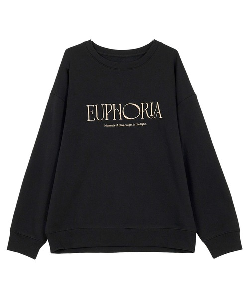 KOBE LETTUCE（コウベレタス）の「[ 裏起毛 ] 刺しゅうロゴスウェット（スウェット・レディース・ネイビー/ブラック/グレー・M）」の6枚目の写真