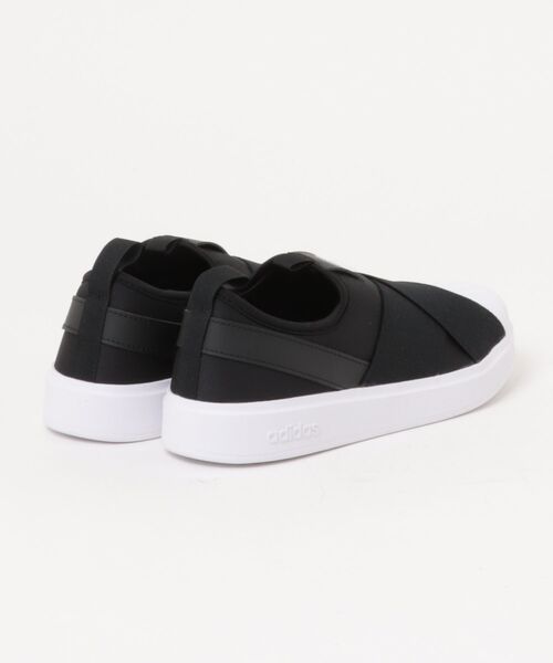 adidas(アディダス)の「【adidas】STREETTALK SLIPON(スニーカー・レディース・ブラック×ホワイト・23.0cm/23.5cm/24.0cm/24.5cm)」の2枚目の写真