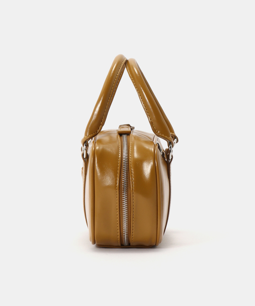 B.C STOCK（ベーセーストック）の「スクエアバッグ（ハンドバッグ・レディース・ブラウン/ブラック/イエロー・FREE）」の4枚目の写真