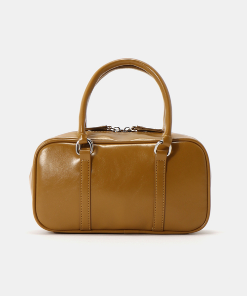 B.C STOCK（ベーセーストック）の「スクエアバッグ（ハンドバッグ・レディース・ブラウン/ブラック/イエロー・FREE）」の5枚目の写真