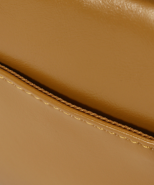 B.C STOCK（ベーセーストック）の「スクエアバッグ（ハンドバッグ・レディース・ブラウン/ブラック/イエロー・FREE）」の17枚目の写真