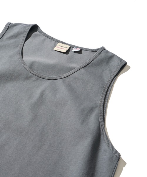 Goodwear(グッドウェア)の「【Goodwear/グッドウェア】7.1オンス USAコットン 吸水速乾 無地 タンクトップ(タンクトップ・メンズ・ブラック/グレー/ホワイト・MEDIUM/X-LARGE/LARGE)」の10枚目の写真