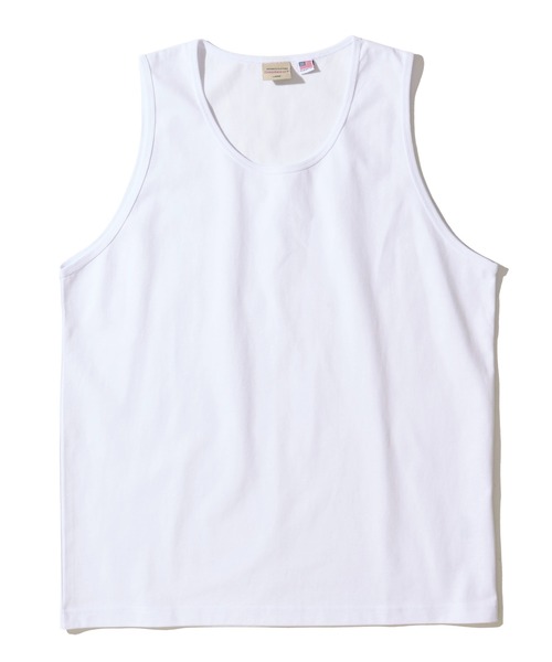 Goodwear(グッドウェア)の「【Goodwear/グッドウェア】7.1オンス USAコットン 吸水速乾 無地 タンクトップ(タンクトップ・メンズ・ブラック/グレー/ホワイト・MEDIUM/X-LARGE/LARGE)」の4枚目の写真