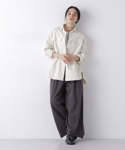 セール】Healthy DENIM/別注 Almond Ecru（シャツ/ブラウス）｜Healthy