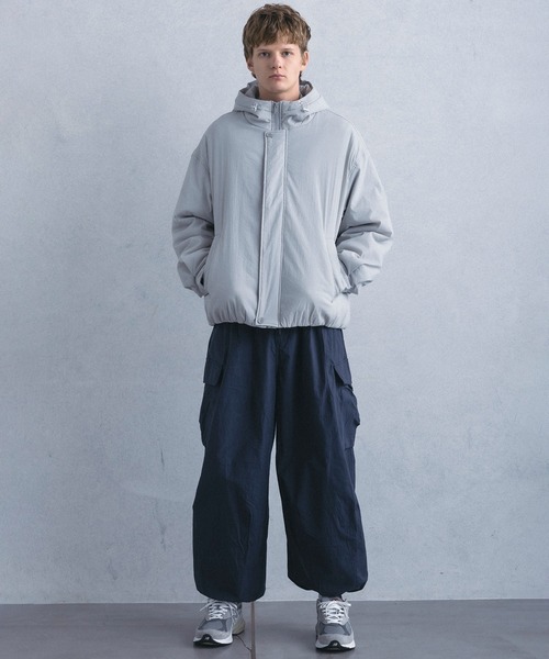 +phenix（プラスフェニックス）の「【WEB・直営店限定】+phenix(プラスフェニックス)WIDE CARGO PANTS ワイド カーゴ パンツ（カーゴパンツ・メンズ・ブラック・M）」の5枚目の写真