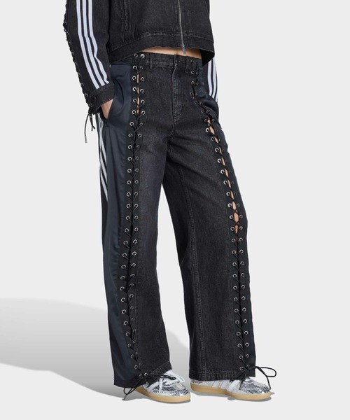 adidas(アディダス)の「adidas/アディダス ORI DENIM FIREBIRD TP バギーフィット レーシング デニムパンツ 秋 秋服 2026年秋冬(デニムパンツ・レディース・ブラック・M/S/XS/L)」の13枚目の写真
