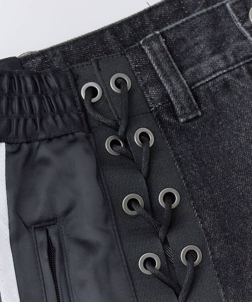 adidas(アディダス)の「adidas/アディダス ORI DENIM FIREBIRD TP バギーフィット レーシング デニムパンツ 秋 秋服 2026年秋冬(デニムパンツ・レディース・ブラック・M/S/XS/L)」の16枚目の写真