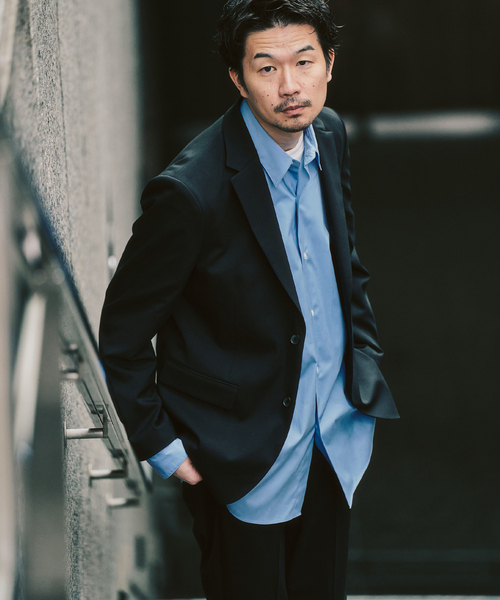 417 EDIFICE（フォーワンセブンエディフィス）の「ドライストレッチツイル セットアップ ”ジャケット1点+パンツ1点” の2点セット（セットアップ・メンズ・ベージュ/ネイビー/ブラック/ブルー・X-LARGE/LARGE/MEDIUM/SMALL/XX-LARGE）」の13枚目の写真