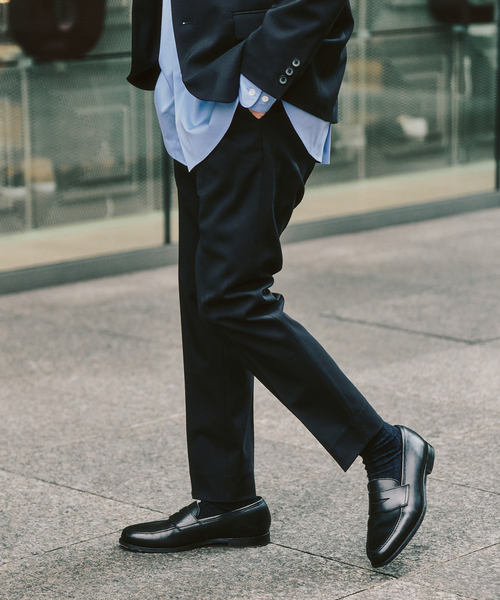 417 EDIFICE（フォーワンセブンエディフィス）の「ドライストレッチツイル セットアップ ”ジャケット1点+パンツ1点” の2点セット（セットアップ・メンズ・ベージュ/ネイビー/ブラック/ブルー・X-LARGE/LARGE/MEDIUM/SMALL/XX-LARGE）」の17枚目の写真