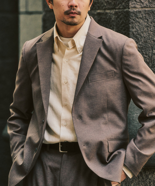 417 EDIFICE（フォーワンセブンエディフィス）の「ドライストレッチツイル セットアップ ”ジャケット1点+パンツ1点” の2点セット（セットアップ・メンズ・ベージュ/ネイビー/ブラック/ブルー・X-LARGE/LARGE/MEDIUM/SMALL/XX-LARGE）」の22枚目の写真