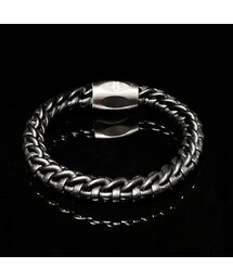 EIGHTVOLUME（エイトボリューム）の「EVレザーチェーンブレスレット001（ブラック＆ブラック）（ブレスレット）」