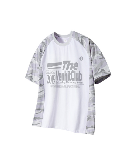 VENHIT(ベンヒット)の「MRT カモ レグラン 半袖Tシャツ(Tシャツ/カットソー・レディース・ホワイト/ブラック/アイボリー・SMALL/MEDIUM/LARGE/X-LARGE)」の2枚目の写真