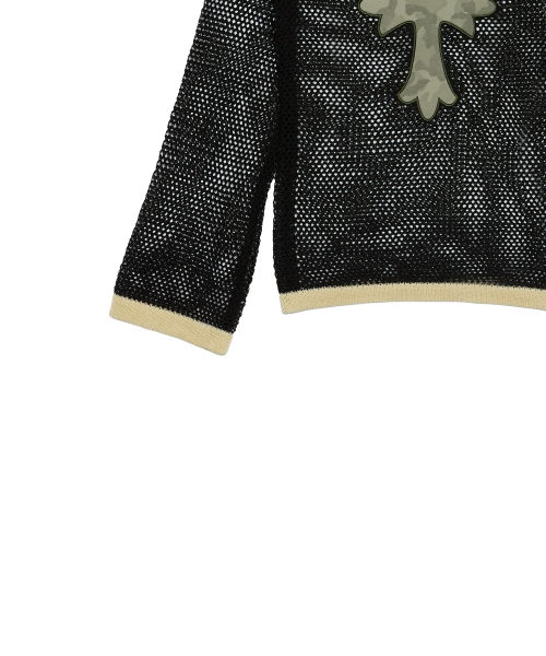 LUVISTRUE(ラヴイズトゥルー)の「SM CROSS MESH KNIT(CHARCOAL)(ニット/セーター・レディース・その他・FREE)」の5枚目の写真
