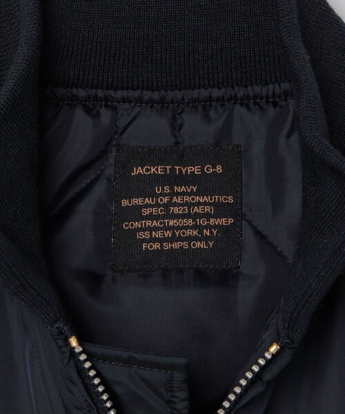SPIEWAK(スピーワック)の「【SHIPS別注】SPIEWAK: G-8 WEP ジャケット ロング(ブルゾン・メンズ・オリーブ/ネイビー・SMALL/MEDIUM/LARGE)」の10枚目の写真