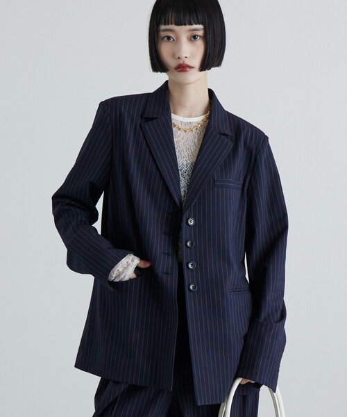 Lui's（ルイス）の「レース袖ギャザートップス（Tシャツ/カットソー・レディース・ブラック/オフホワイト/グレー・FREE）」の15枚目の写真