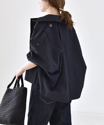 SHIPS（シップス）の「quaranciel: ドルマンスリーブ ショート トレンチ コート（トレンチコート）」