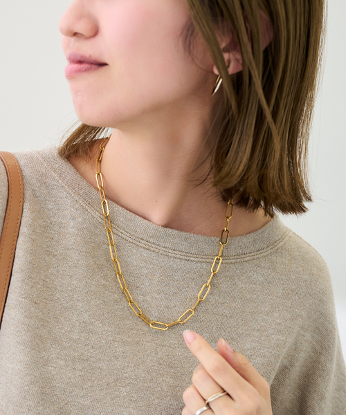 FRAMeWORK（フレームワーク）の「≪追加≫HARPIE/ハーピー チェーンネックレス2（ネックレス・レディース・ゴールド・FREE）」の4枚目の写真