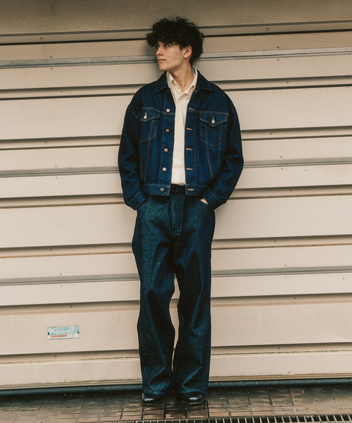 417 EDIFICE（フォーワンセブンエディフィス）の「【LE JAPON ATELIER】デニムジャケット（デニムジャケット・メンズ・ブルー/ブルー系その他・LARGE/SMALL/MEDIUM）」の3枚目の写真