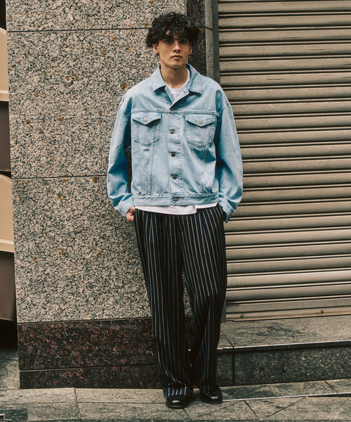 417 EDIFICE（フォーワンセブンエディフィス）の「【LE JAPON ATELIER】デニムジャケット（デニムジャケット・メンズ・ブルー/ブルー系その他・LARGE/SMALL/MEDIUM）」の4枚目の写真