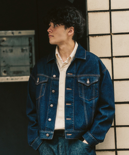 417 EDIFICE（フォーワンセブンエディフィス）の「【LE JAPON ATELIER】デニムジャケット（デニムジャケット・メンズ・ブルー/ブルー系その他・LARGE/SMALL/MEDIUM）」の8枚目の写真