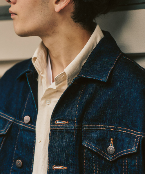 417 EDIFICE（フォーワンセブンエディフィス）の「【LE JAPON ATELIER】デニムジャケット（デニムジャケット・メンズ・ブルー/ブルー系その他・LARGE/SMALL/MEDIUM）」の11枚目の写真