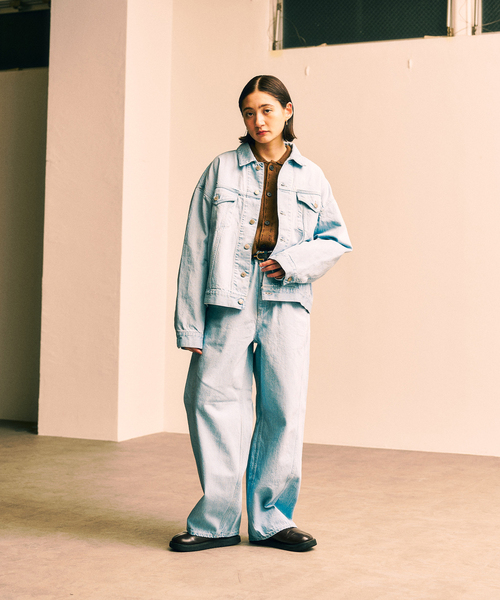 417 EDIFICE（フォーワンセブンエディフィス）の「【LE JAPON ATELIER】デニムジャケット（デニムジャケット・メンズ・ブルー/ブルー系その他・LARGE/SMALL/MEDIUM）」の21枚目の写真