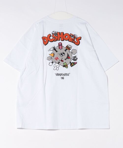DC（ディーシー）の「DC/ディーシー 半袖 Tシャツ バックプリント サガラ刺繍 DST262014（Tシャツ/カットソー・メンズ・ブラック/ホワイト・L/M/XL/S/2XL）」の4枚目の写真