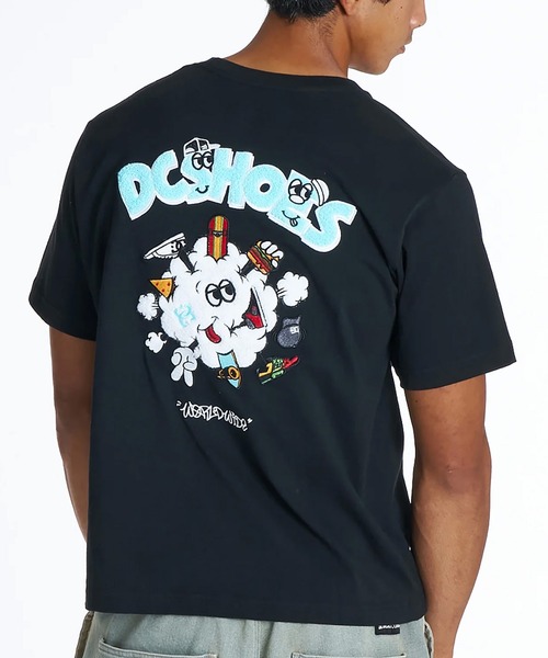 DC/ディーシー 半袖 Tシャツ バックプリント サガラ刺繍 DST262014（T