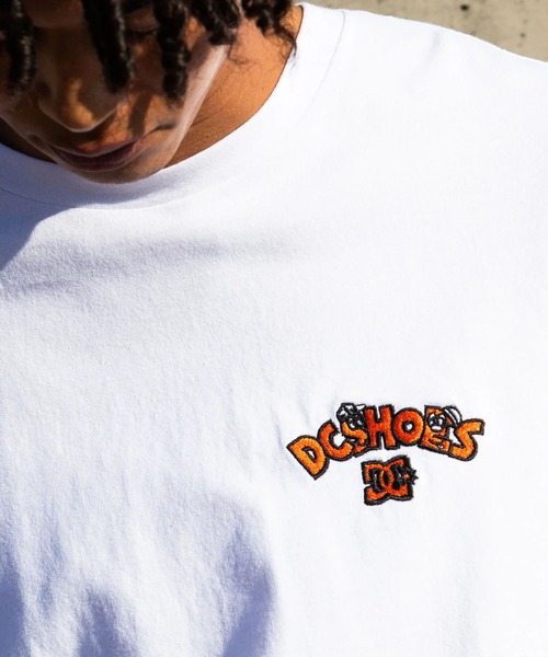 DC（ディーシー）の「DC/ディーシー 半袖 Tシャツ バックプリント サガラ刺繍 DST262014（Tシャツ/カットソー・メンズ・ブラック/ホワイト・L/M/XL/S/2XL）」の7枚目の写真