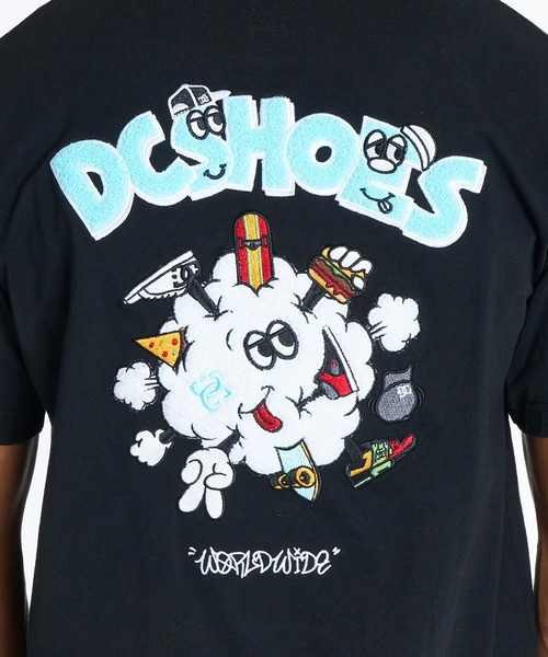 DC/ディーシー 半袖 Tシャツ バックプリント サガラ刺繍 DST262014（T