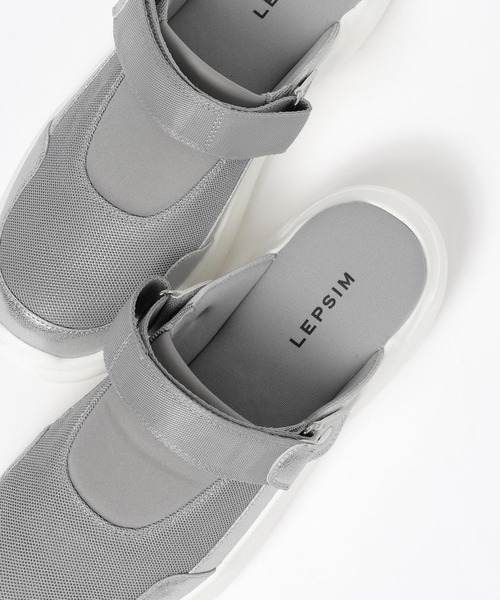 LEPSIM（レプシィム）の「2WAYスポーティーサボ　636545（その他シューズ・レディース・ブラック/グレー・MEDIUM/LARGE）」の7枚目の写真