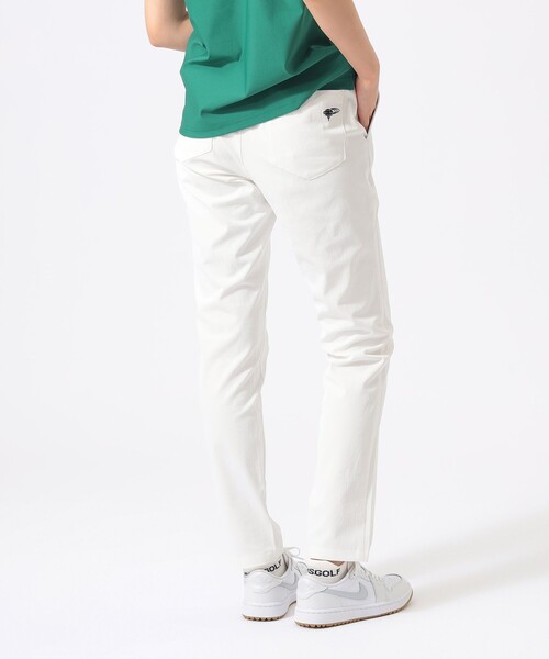 BEAMS GOLF(ビームスゴルフ)の「ORANGE LABEL / ストレッチ スリム フルレングスパンツ(吸水速乾)(その他パンツ・レディース・ベージュ/ネイビー/ホワイト・SMALL/MEDIUM/LARGE)」の9枚目の写真