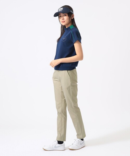 BEAMS GOLF(ビームスゴルフ)の「ORANGE LABEL / ストレッチ スリム フルレングスパンツ(吸水速乾)(その他パンツ・レディース・ベージュ/ネイビー/ホワイト・SMALL/MEDIUM/LARGE)」の7枚目の写真