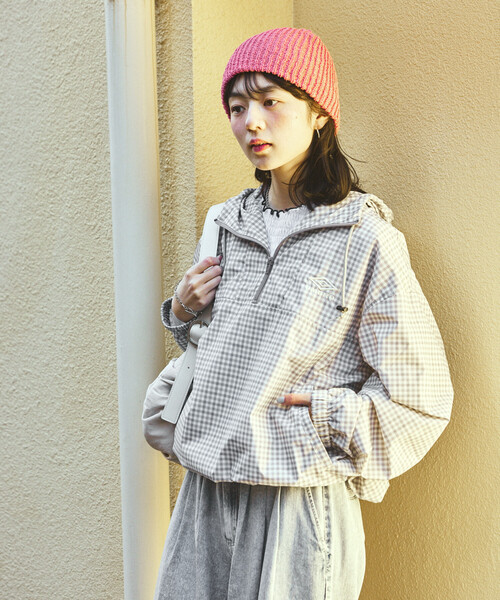 UMBRO × FREAK'S STORE/アンブロ 別注 Check Anorak Parka／チェック
